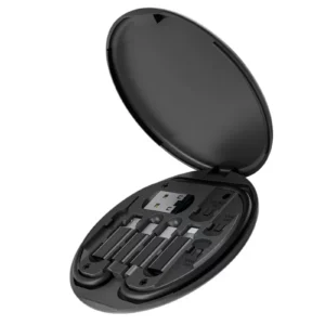 Konfulon Sn06 3in1 Kablo Ve Kart Düzenleyici - Siyah