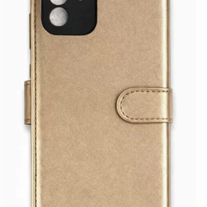 Newface Samsung Galaxy A03 Kılıf Trend S Plus Kapaklı Kılıf - Gold