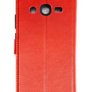 Newface Samsung Galaxy J7 Kılıf Trend S Plus Kapaklı Kılıf - Kırmızı