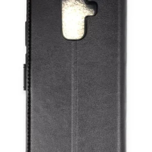 Newface Samsung Galaxy A6 Plus 2018 Kılıf Trend S Plus Kapaklı Kılıf - Siyah