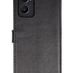 Newface Oppo A96 Kılıf Trend S Plus Kapaklı Kılıf - Siyah