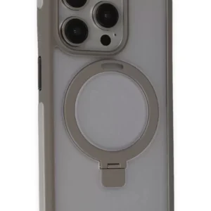 Joko İphone 15 Pro Zorda Airbag Magsafe Standlı Kapak - Titan Gri