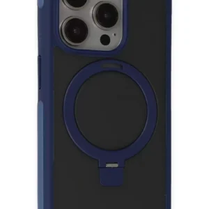 Joko İphone 15 Pro Max Zorda Airbag Magsafe Standlı Kapak - Lacivert