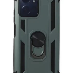 Newface Xiaomi Redmi Note 12 4g Kılıf Sofya Yüzüklü Silikon Kapak - Yeşil