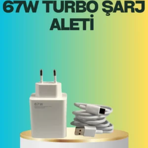 67 Watt Type C Turbo Şarj Seti