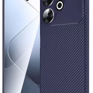 Newface Xiaomi Redmi 13 4g Kılıf Auto Focus Karbon Kapak - Lacivert