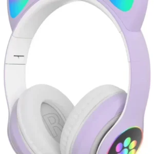 Karler Bass Stn28 Kablosuz Kedi Kulaklık - Lila