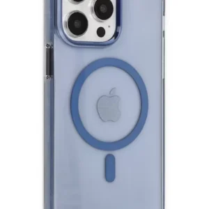 Newface İphone 14 Pro Max Kılıf Tron Şeffaf Magsafe Kapak - Mavi