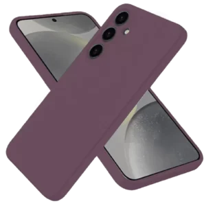 Newface Samsung Galaxy A06 Kılıf First Silikon - Mürdüm