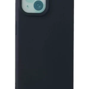 Newface İphone 15 Plus Kılıf Nano İçi Kadife Silikon - Lacivert