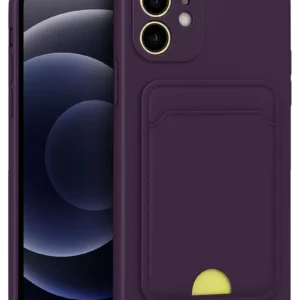 Newface İphone 11 Kılıf Kelvin Kartvizitli Silikon - Derin Mor