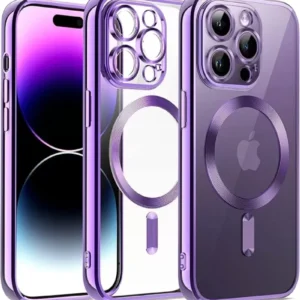 Newface İphone 13 Pro Max Kılıf Kross Magneticsafe Kapak - Mor