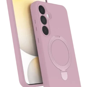 Newface Samsung Galaxy A25 5g Regal Magsafe Standlı Kapak - Açık Pembe