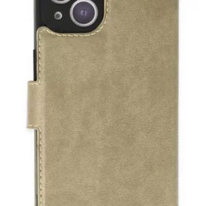 Newface İphone 14 Plus Kılıf Trend S Plus Kapaklı Kılıf - Gold