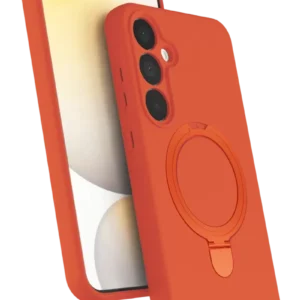 Newface Samsung Galaxy A55 5g Regal Magsafe Standlı Kapak - Turuncu