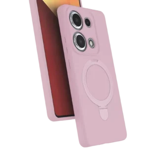 Newface Xiaomi Redmi Note 13 Pro 4g Regal Magsafe Standlı Kapak - Açık Pembe