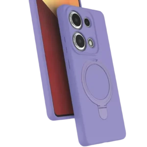 Newface Xiaomi Redmi Note 13 Pro 4g Regal Magsafe Standlı Kapak - Lila