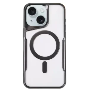 Newface İphone 14 Kılıf Boyi Magsafe Silikon Kapak - Siyah