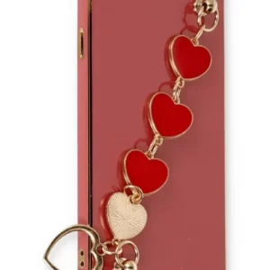 Newface İphone 7 Kılıf Esila Silikon - Kırmızı