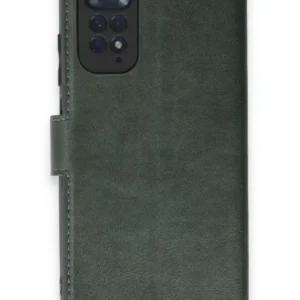 Newface Xiaomi Redmi Note 11 Pro Kılıf Trend S Plus Kapaklı Kılıf - Yeşil