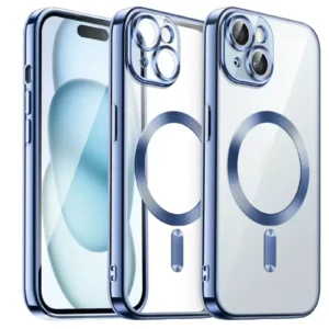 Newface İphone 15 Kılıf Kross Magneticsafe Kapak - Sierra Blue