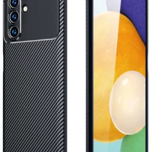 Newface Samsung Galaxy A36 Kılıf Auto Focus Karbon Kapak - Siyah