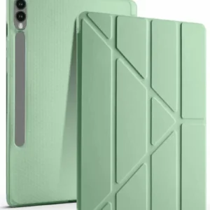 Newface Samsung Galaxy X510 Tab S9 Fe 11 Kılıf Kalemlikli Mars Tablet Kılıfı - Açık Yeşil