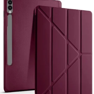 Newface Samsung Galaxy X510 Tab S9 Fe 11 Kılıf Kalemlikli Mars Tablet Kılıfı - Mürdüm