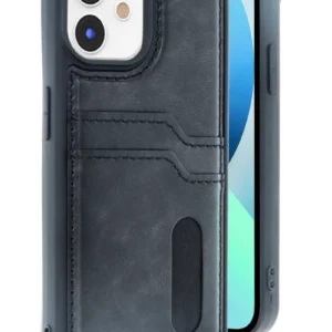 Newface İphone 11 Kılıf Sara Kartvizitli Deri Kılıf - Siyah