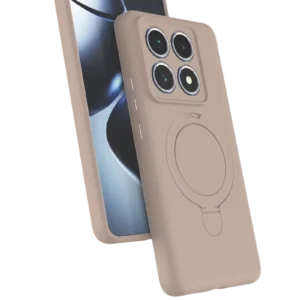 Newface Xiaomi Mi 14t Pro Regal Magsafe Standlı Kapak - Çöl Titanyum