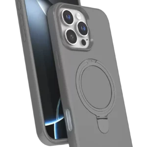 Newface Apple İphone 16 Pro Max Regal Magsafe Standlı Kapak - Titan Gri