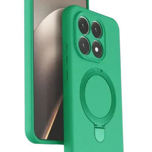 Newface Xiaomi Mi 15t Regal Magsafe Standlı Kapak - Yeşil