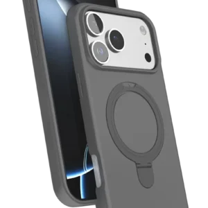 Newface Apple İphone 17 Pro Max Regal Magsafe Standlı Kapak - Titan Gri