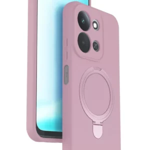 Newface Xiaomi Redmi 15c 4g Regal Magsafe Standlı Kapak - Açık Pembe