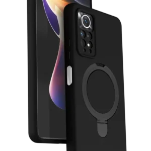 Newface Xiaomi Redmi Note 12 Pro 4g Regal Magsafe Standlı Kapak - Siyah