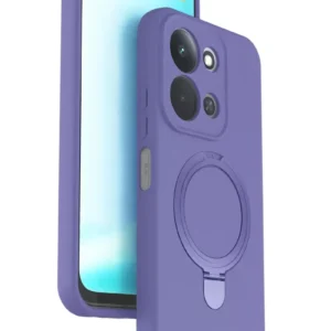 Newface Xiaomi Redmi 15c 4g Regal Magsafe Standlı Kapak - Lila