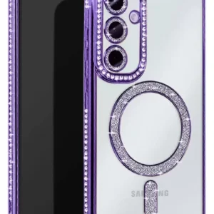 Newface Samsung Galaxy A17 5g Joke Simli Magneticsafe Kılıf - Derin Mor