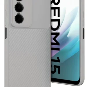 Newface Xiaomi Redmi 15 4g Auto Focus Karbon Kapak - Gri