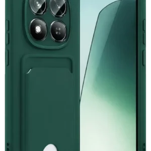 Newface Xiaomi Redmi Note 15 Pro 4g Kelvin Kartvizitli Silikon - Koyu Yeşil