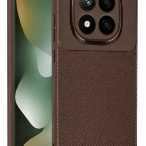 Newface Xiaomi Redmi Note 15 Pro 5g Auto Focus Karbon Kapak - Kahverengi