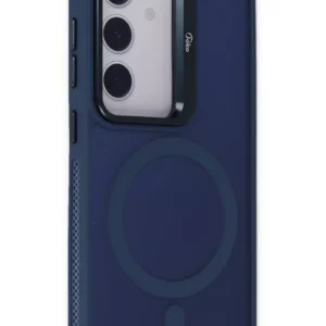 Joko Samsung Galaxy S24 Flet Lens Magsafe Kapak - Lacivert