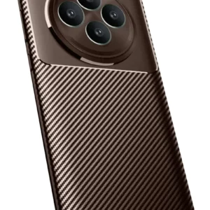 Newface Oppo Reno 11 Fs Kılıf Auto Focus Karbon Kapak - Kahverengi