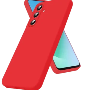 Newface Samsung Galaxy S26 Nano İçi Kadife Silikon - Kırmızı