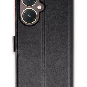 Newface Vivo Y27 Kılıf Trend S Plus Kapaklı Kılıf - Siyah