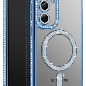 Joko Samsung Galaxy A57 5g Joke Simli Magneticsafe Kılıf - Mavi