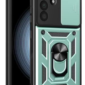 Newface Samsung Galaxy A37 5g Pars Lens Yüzüklü Silikon - Yeşil