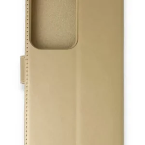 Newface Samsung Galaxy S20 Ultra Trend S Plus Kapaklı Kılıf - Gold