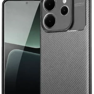 Newface Xiaomi Redmi Note 14 4g Kılıf Auto Focus Karbon Kapak - Gri