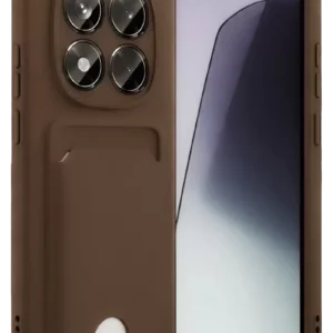 Newface Xiaomi Redmi Note 15 Pro 4g Kelvin Kartvizitli Silikon - Kahverengi