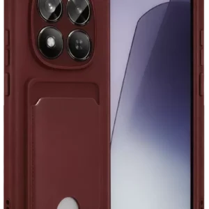Newface Xiaomi Redmi Note 15 4g Kelvin Kartvizitli Silikon - Bordo